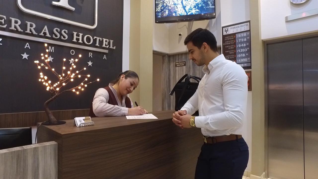 Terrass Hotel Zamora 萨莫拉-德伊达尔戈 外观 照片